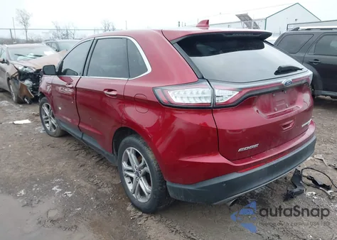 2017 Ford Edge Titanium from USA, damaged, VIN 2FMPK3K99HBB28653